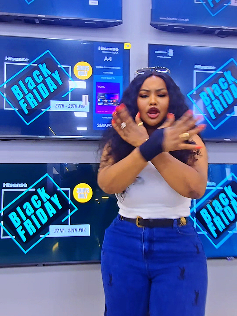 Hisense Black Friday PROMO Coming From  27th - 29th November  Rush to All Hisense  Showrooms  PROMO on All items  @Hisense Ghana  @Hisense  Ya tete so sei Huuuuuuuuuuuuuuuu  #MadamHISENSE  #HEREXCELLENCY  Video @Mcbrown's Brother  My Wig is from @Tamara Anderson - 0596033115 #Brimm 