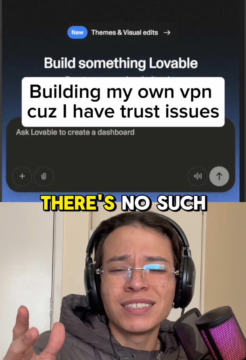 You can never be too protected when surfing the web, get a vpn rn (better if you make it yourself) #building #techtok #ai #lovablepartner 