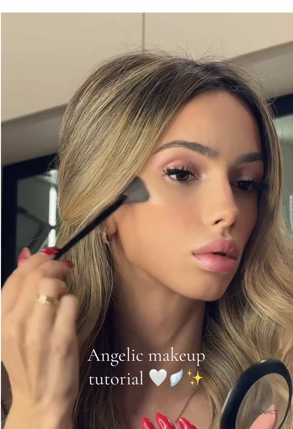 🩷 #makeup #makeuptutorial #angelicmakeup #pink 