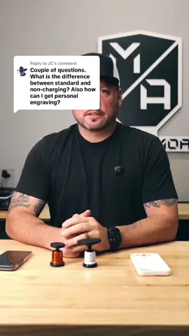 Replying to @JC  the difference between standard and MagSafe versions. We have custom engraved products on our website 👏 #mobarmor #MobneticMaxx #PhoneMount 