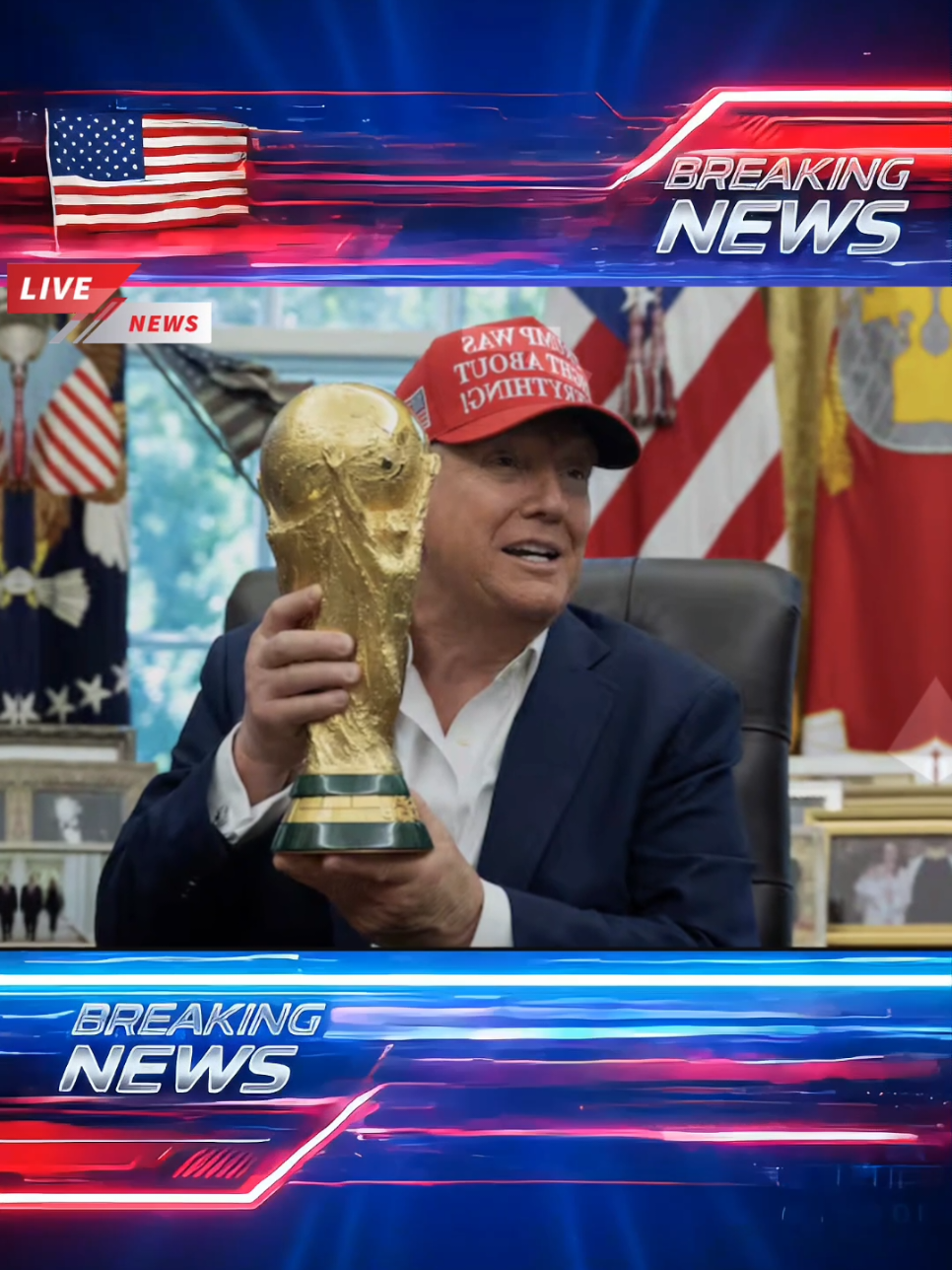 🇺🇸🏆 “The World Cup is coming to America… and Trump just dropped a bombshell.” #WorldCup2026  #trumpannouncement   #fifapass  #usavisa  #AmericaFirst  #securityalert  #zerotolerance  #cricketworldcup  #breakingnews  #ProtectTheUSA 