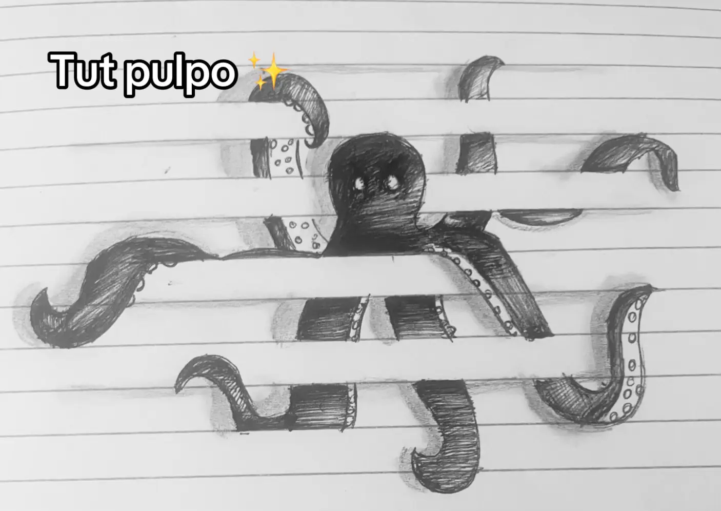 Consejo mío háganlo de color azul 😩🫶#howtodraw #tutorial #pulpo #3d #foru 