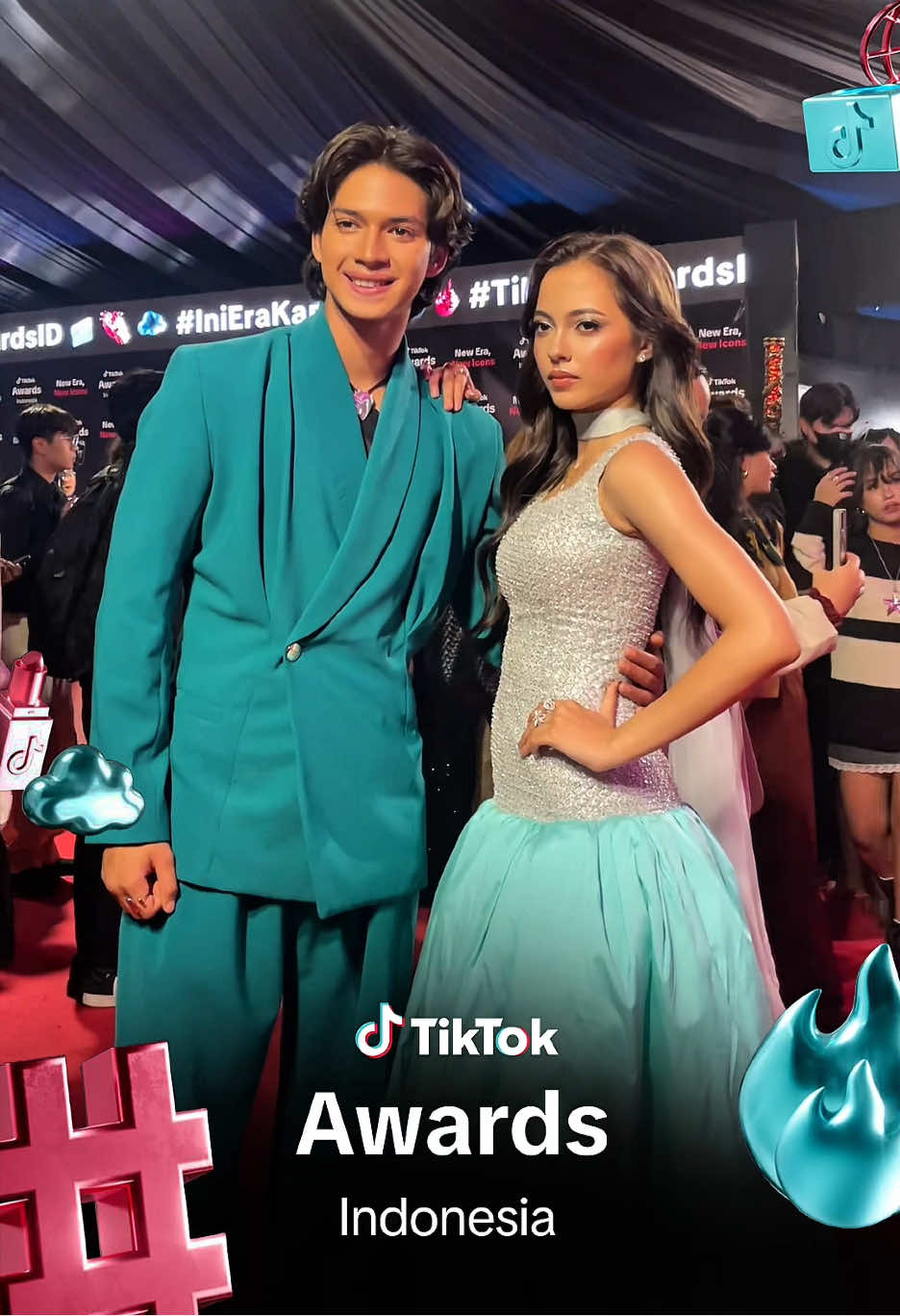 Yuk tulis 1 kata untuk pasangan ini💚  #TikTokAwardsID #IniEraKamu 