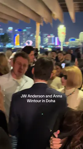 Ahead of the @fashiontrustarabia ceremony tomorrow, @jw_anderson and @ounass co-hosted a dinner reception at @theneddoha with numerous celebrities in attendance and the inimitable #AnnaWintour Follow us for more live updates from #FashionTrustArabia #Doha #jdeedMagazine