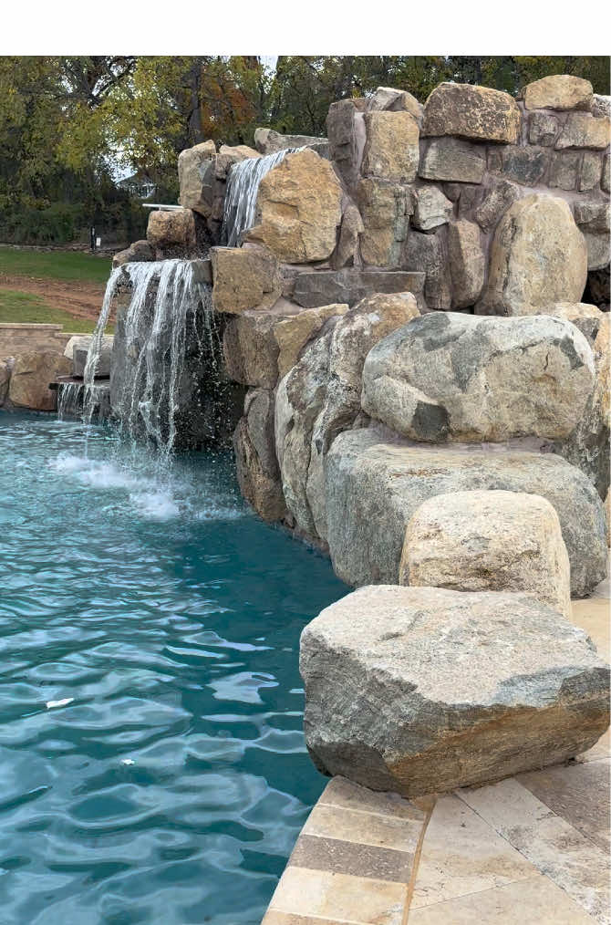 This backyard pool transformation just got an upgrade #housegoals #backyard #transformation 