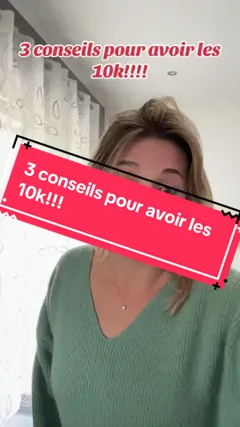 🧨 3 conseils pour atteindre les 10k rapidement!!! Conseils que j’applique au quotidien.. Et toi, tu as les 10k??? 