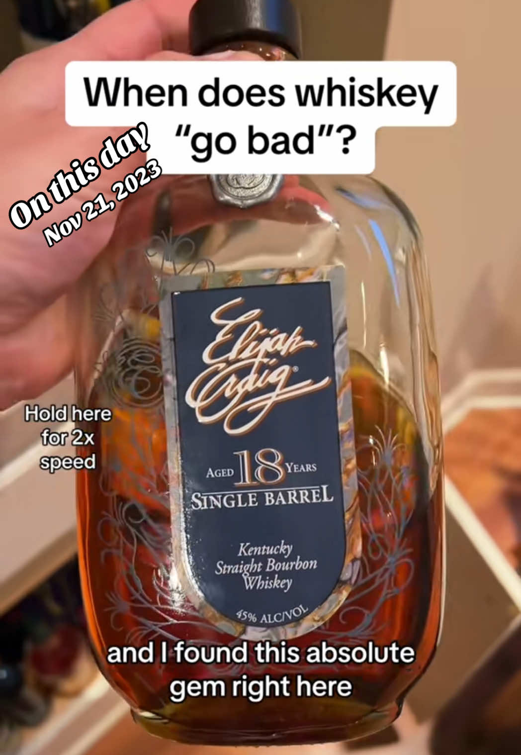 Can confirm - still tastes great, even since this flashback. Replaced cork with a wine stopper and pumped out the air 👍 #heavenhill 