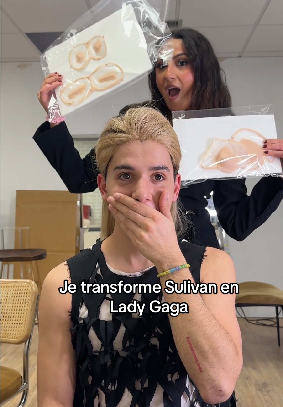on maquille ensemble @sulivan pour le concert de Lady Gaga !! 😍