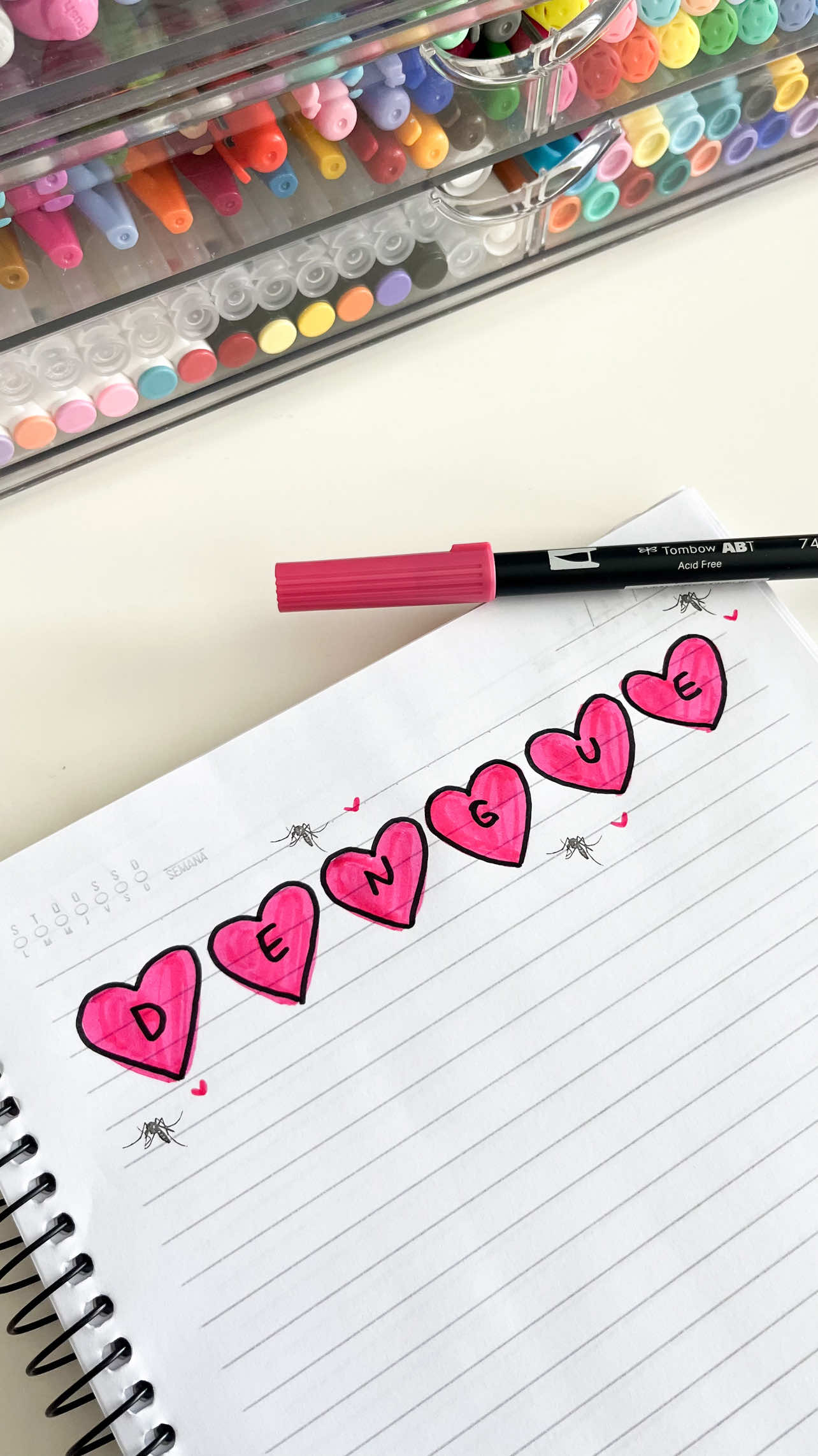 Ideia de título fofo ✨ • #estudos #listeningapp #lettering #studytok #papelaria -publi