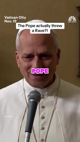 The Pope actually threw a rave?!  . #rave #ravers #pope 