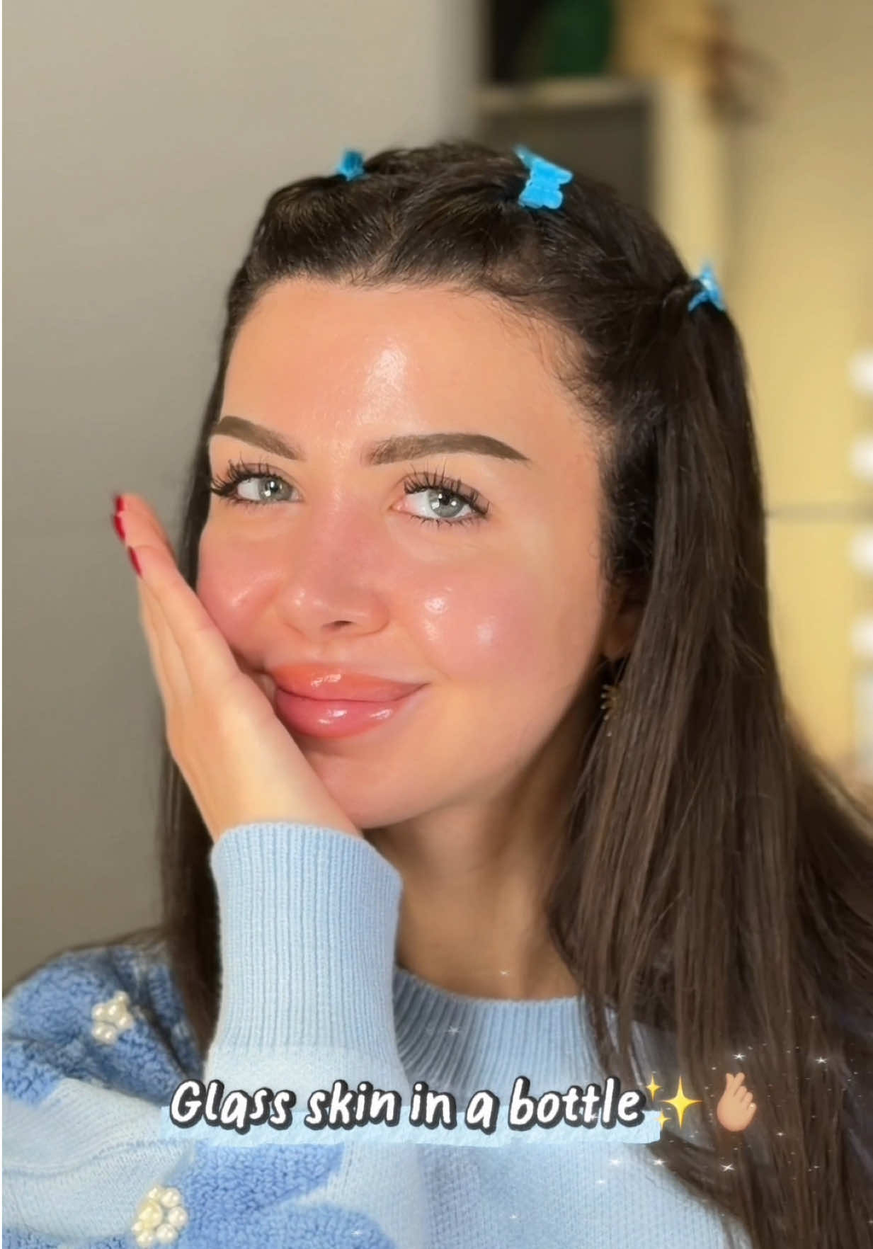 ⁨	المنقذ الوحيد لجفاف البشرة ب جو الشتوية البارد❄️  #eqqualberry #nadserum #peptide #glowingskin #glassskin ‪@eqqualberry_mena 