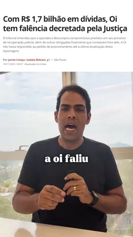 A Oi faliu, mas não pôde morrer. Essencial demais pro país, inviável demais pra continuar viva. Isso não é sobre telecom. É sobre empresas que crescem sem margem, sem gestão e sem modelo sustentável. Ser indispensável sem ser lucrativo não é vantagem. É prisão. #EmpresárioVidaReal #MelqueDourado #GestãoNaPrática #CasoOi #EstratégiaEmpresarial