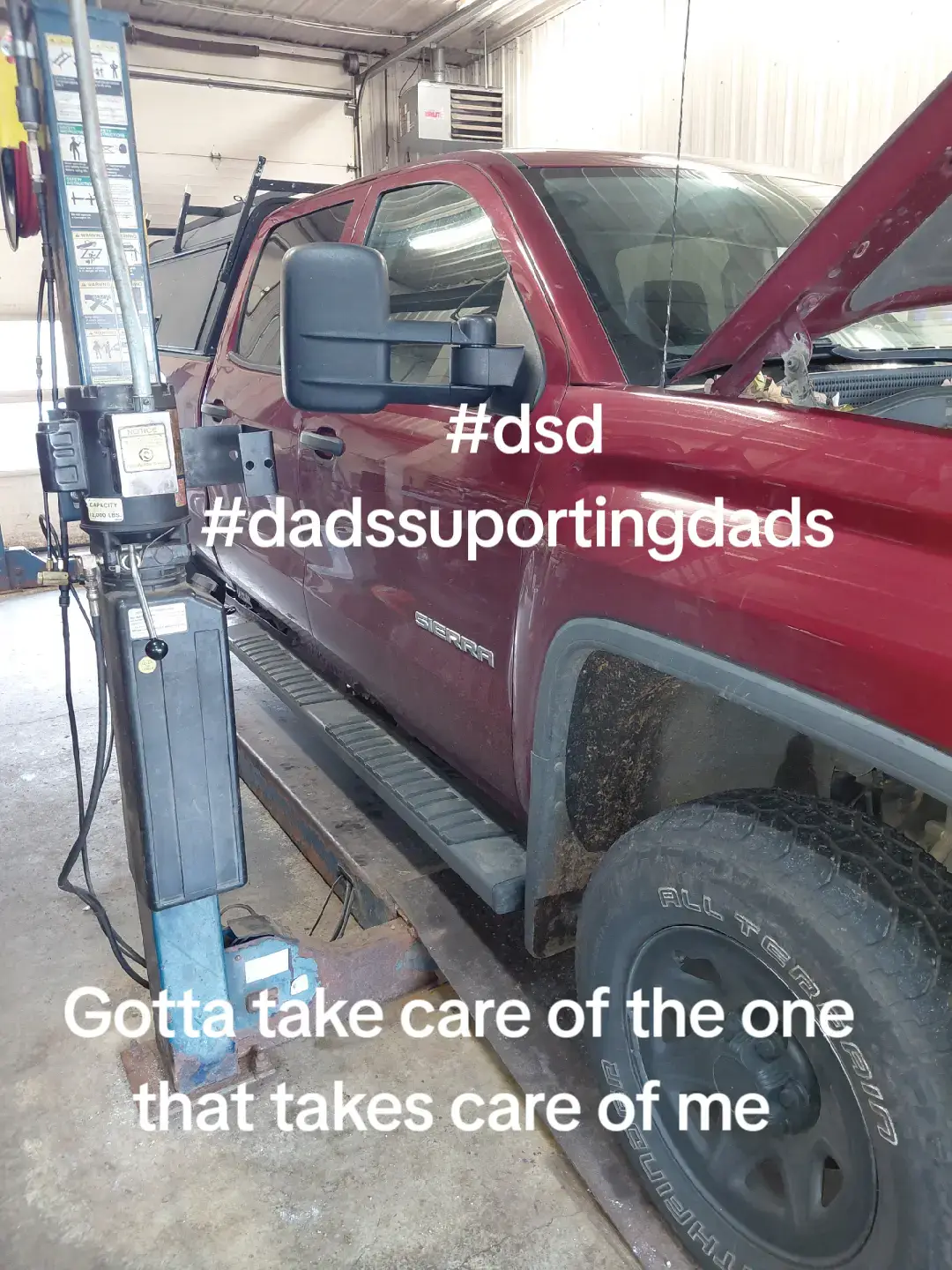 gotta take care of of her cause she takes care of me. #fyp #dadssuportingdads #truck #bluecollar #trending 