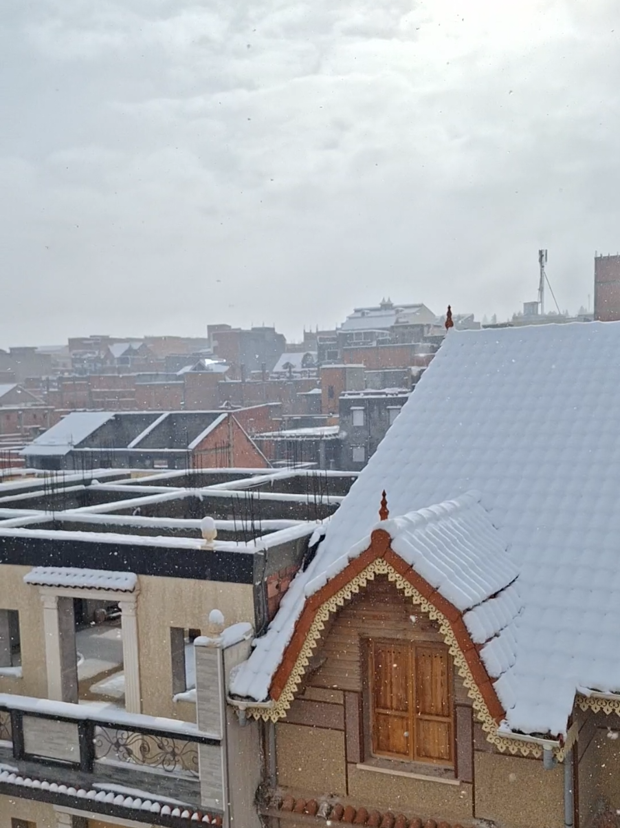 Setif city under snow  #setif #algerie🇩🇿 #setif______19 #ثلج#شتاء 