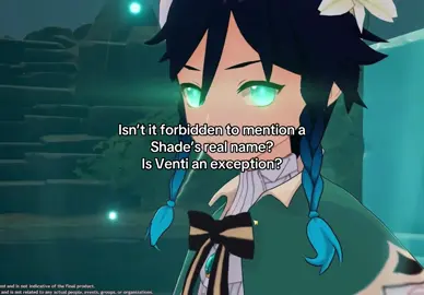 Or are the Archons allowed to say their real names? #GenshinImpact #venti #barbatos 