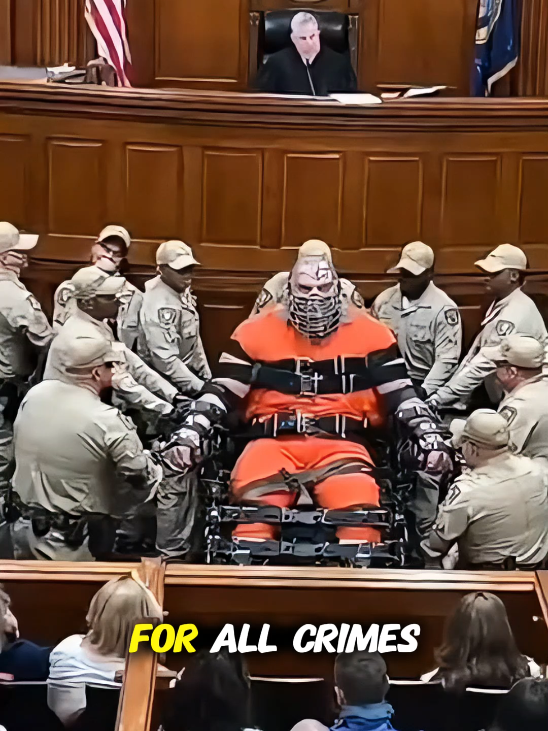 4,900 YEARS?! He WENT FERAL 😳🔥 The second the judge said “4,900 years,” he launched forward — deputies had to grab the entire steel chair to keep it from ripping loose. Raw 8K courtroom CCTV insanity. Follow 👉 @FearfeedUSA #CourtroomCCTV #InmateOutburst #SentencingReaction #CrimeTok #ViralCourtroom #FearfeedUSA #FYP #CourtDrama