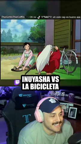 Inuyasha vs la bicicleta #anime #reaccion #inuyasha #aome