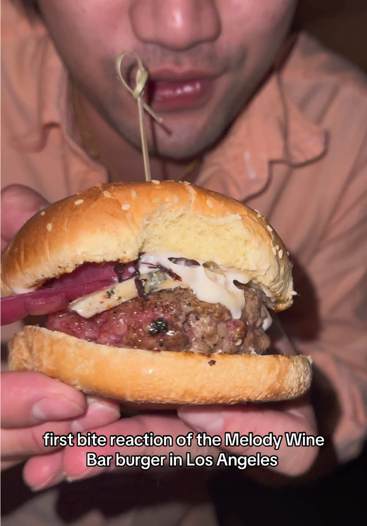 this could very well be the best burger in Los Angeles.  MELODY WINE BAR  751 N Virgil Ave  LOS ANGELES, CA #firstbite #burger #Foodie #losangeles #winebar 