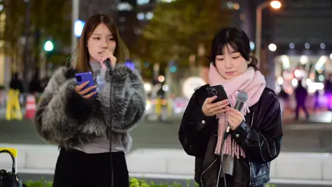 2025.11.21ダブルアップル ストリート大阪 #ダブルアップル  #美羽  #ルナ  #ストリート大阪  @美羽🪄👸🏼  @ルナ🦄🧃 