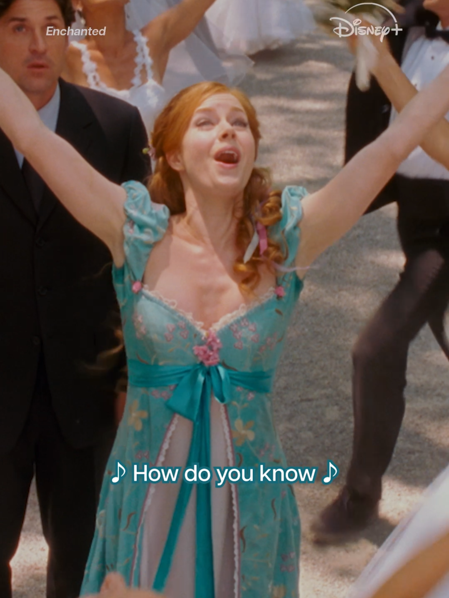 Just a little reminder from Giselle: If you love someone, show it!  Enchanted is streaming on Disney+.