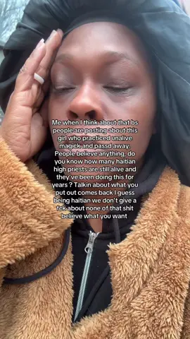 This what I mean by you guys are afraid of everything, haitians we been doing this 🤣#haitianvodou 