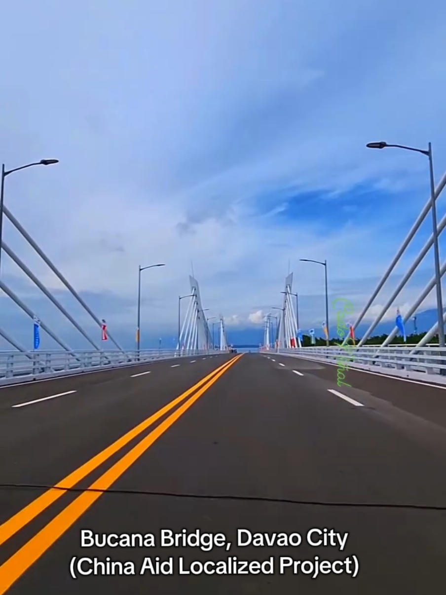 As of Nov 19,2025  The Bucana Bridge is now 99.2 percent complete ❤️ #ChinaProject #Davaolifeishere #Duterteforever #fypppp #viral 