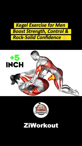 Kegel Exercise for Men | Boost Strength, Control & Rock-Solid Confidence 💪 Proven Routine! #1 #strength #Fitness #workout #exercise 
