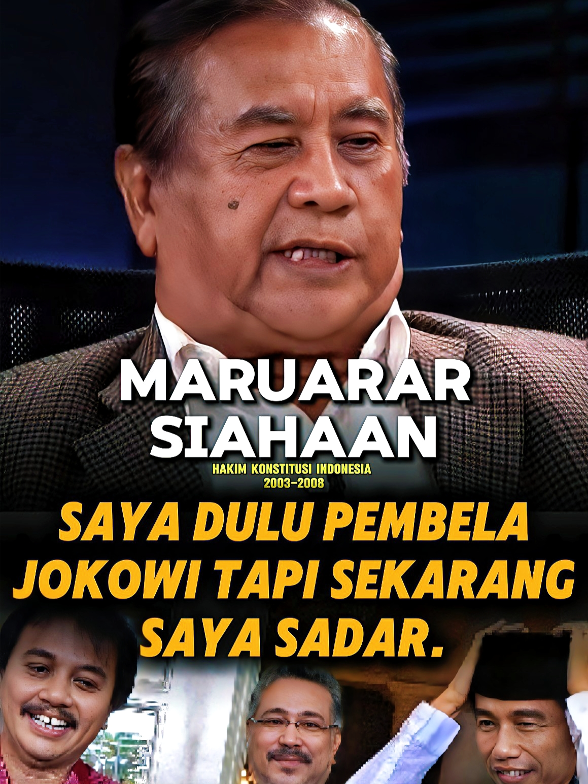 Maruarar Siahaan — Hakim Konstitusi Indonesia (2003–2008) 