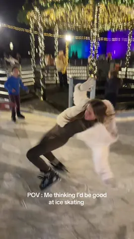 Turns out I’m not good at ice skating.  @Hampton Court Palace Ice Rink  #winter #IceSkating #icerink #iceskatingtiktok #relateable 
