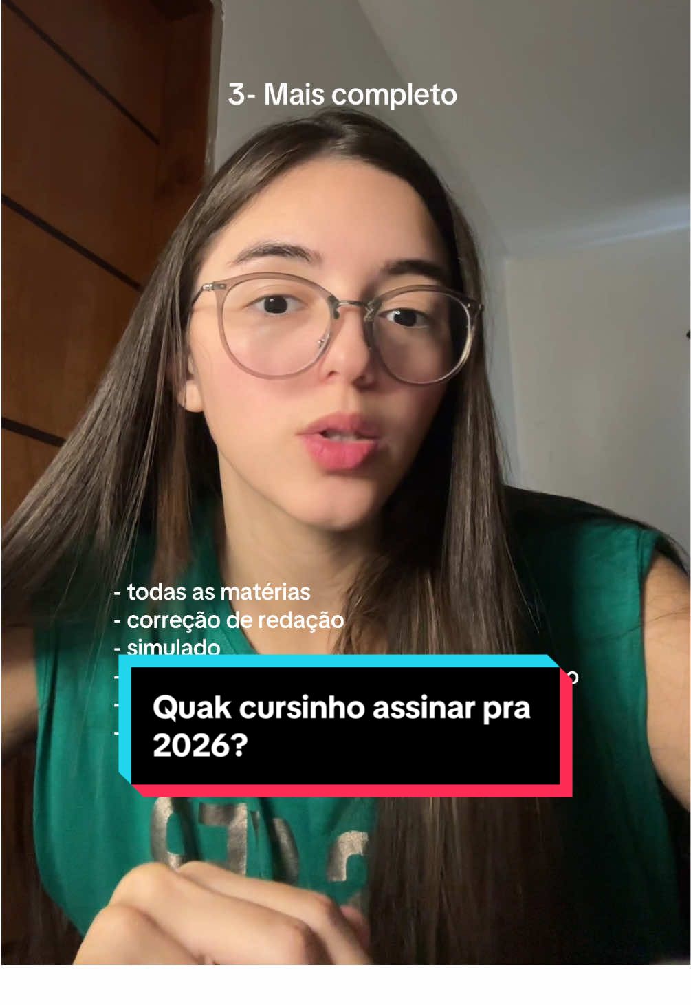 te ajudando a dicidir de uma vez qual o melhor cursinho para você em 2026  #estudos #enem #cursinho #estudante #vestibulando   