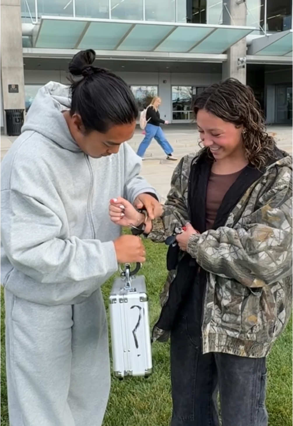 Korean NPC handcuffs a girl for a whole day… @Benson let’s lock in and collab already?