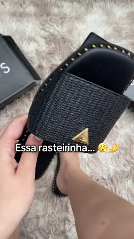 Chinelo rasteirinha em promo de black 🖤 #tiktokshopblackfridaybr #rasteirinhas #review 