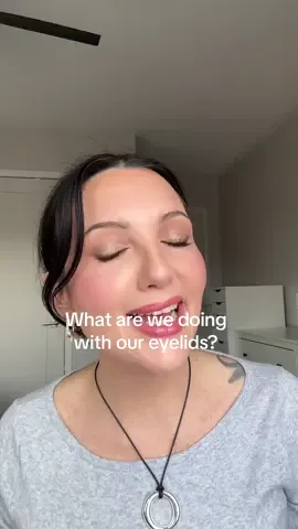 Am I too old to like my eyelids 😆😅 Please tell me I’m not the only one who googles upper bleph on a daily basis. #millennialsoftiktok #upperbleph #over35club #over35moms #matureskinmakeup 
