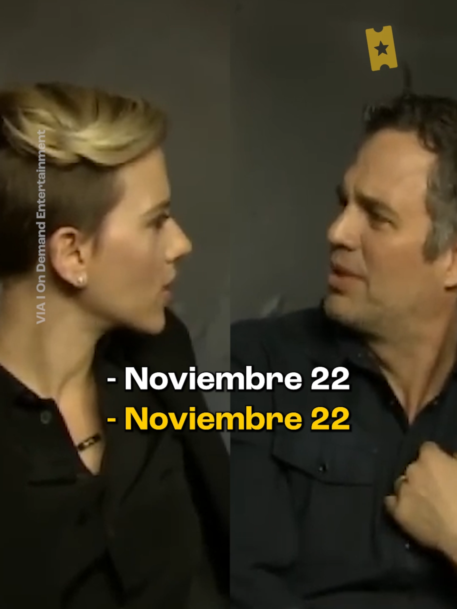 Scarlett Johansson y Mark Ruffalo han jugado a 'Juego de gemelas' toda su vida. 😂 ¡Feliz cumpleaños a los dos! #ScarlettJohansson #MarkRuffalo #Marvel #Hulk #BlackWidow