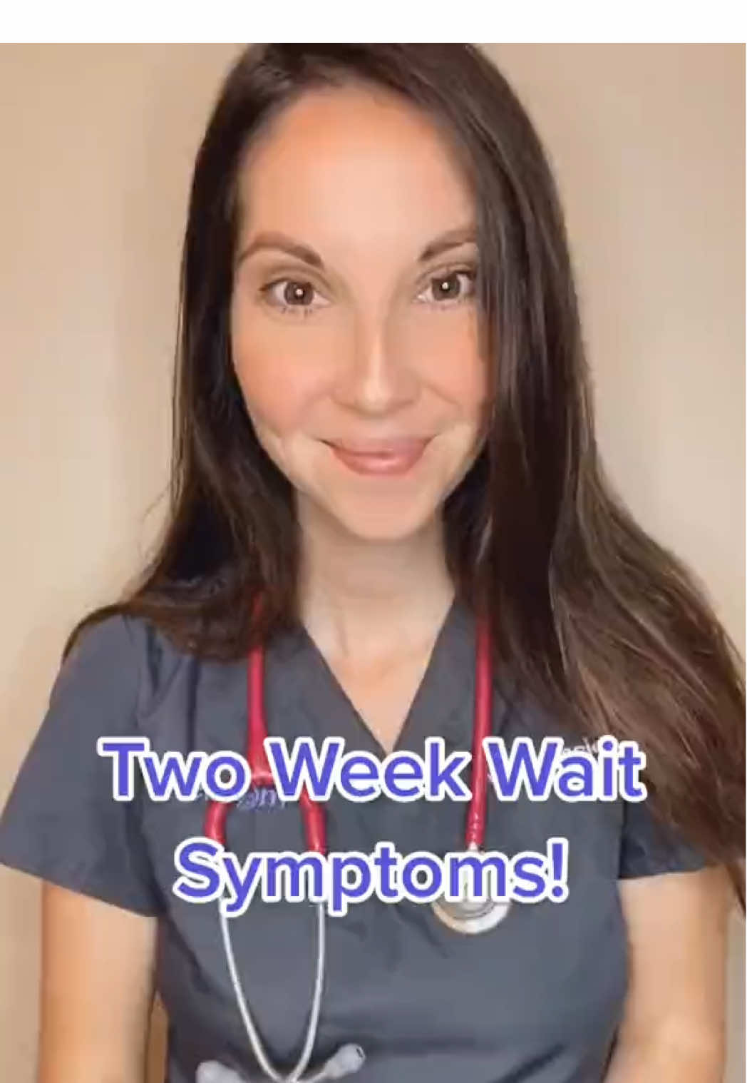 Two Week Wait Symptoms!  Not everyone will feel symptoms before a positive pregnancy test, but it is possible to feel one or all of these!  Keep track of your symptoms and know exactly when to take a pregnancy test right in the Premom app!  #pregnancytest #pregnancysymptoms #twoweekwait #twoweekwaitsymptoms #premom