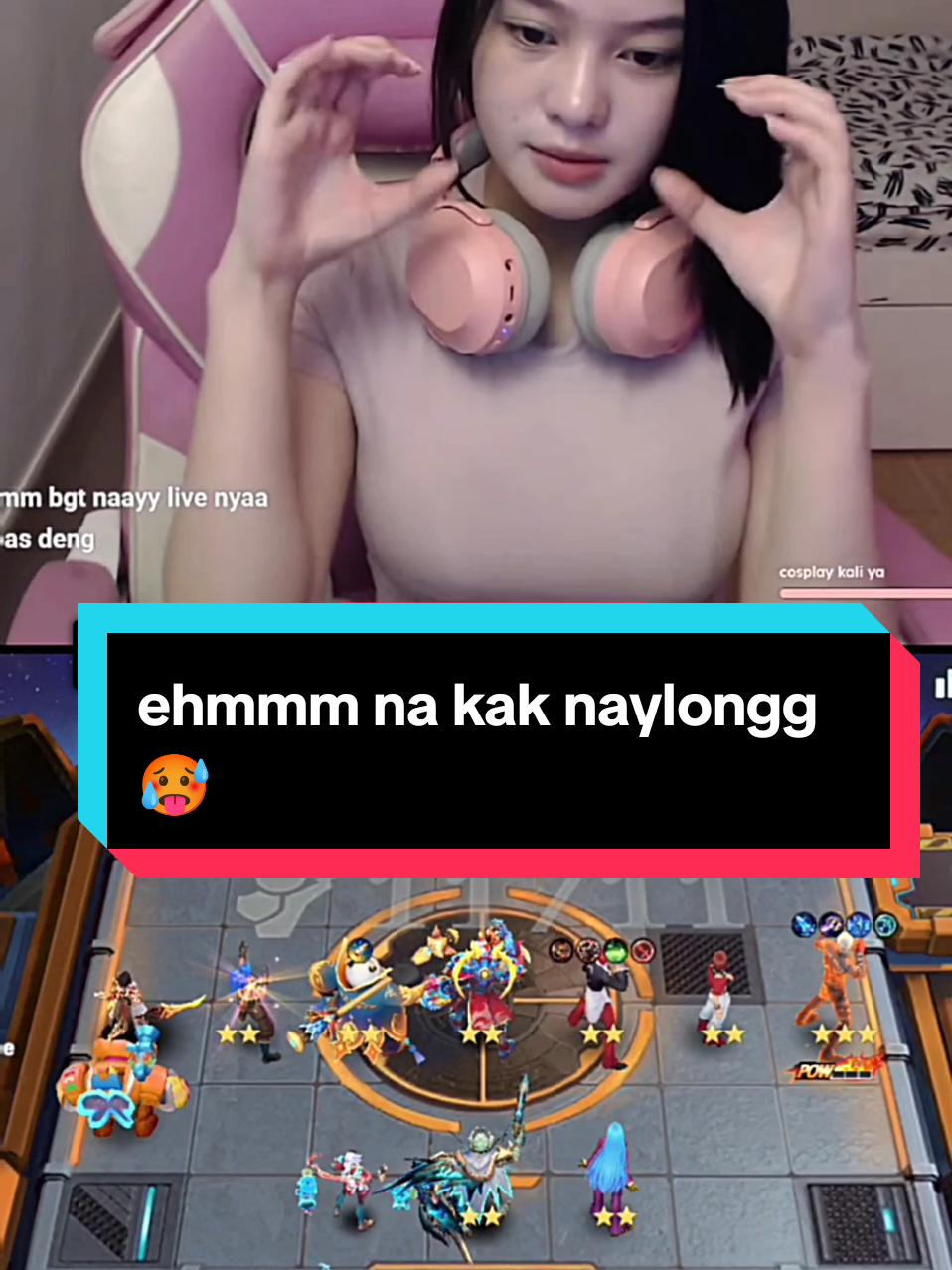 ehmmm nya kak naylongggg @nayla astrid @bukan nayla #MCGG #MagicChessGoGo #MCGGFightersReborn #promomakanharian #fyp 