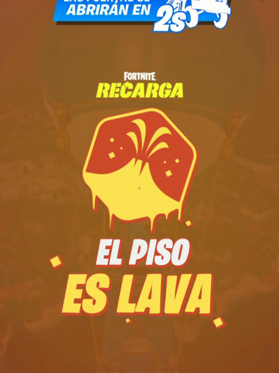 Fortnite El piso es lava.