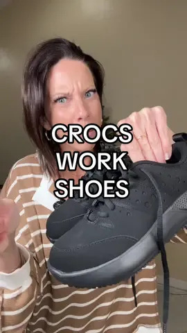 @Crocs Mae’s work shoes!!! #crocs #workshoes #blackshoes #tiktokshopblackfriday #slipresistant 
