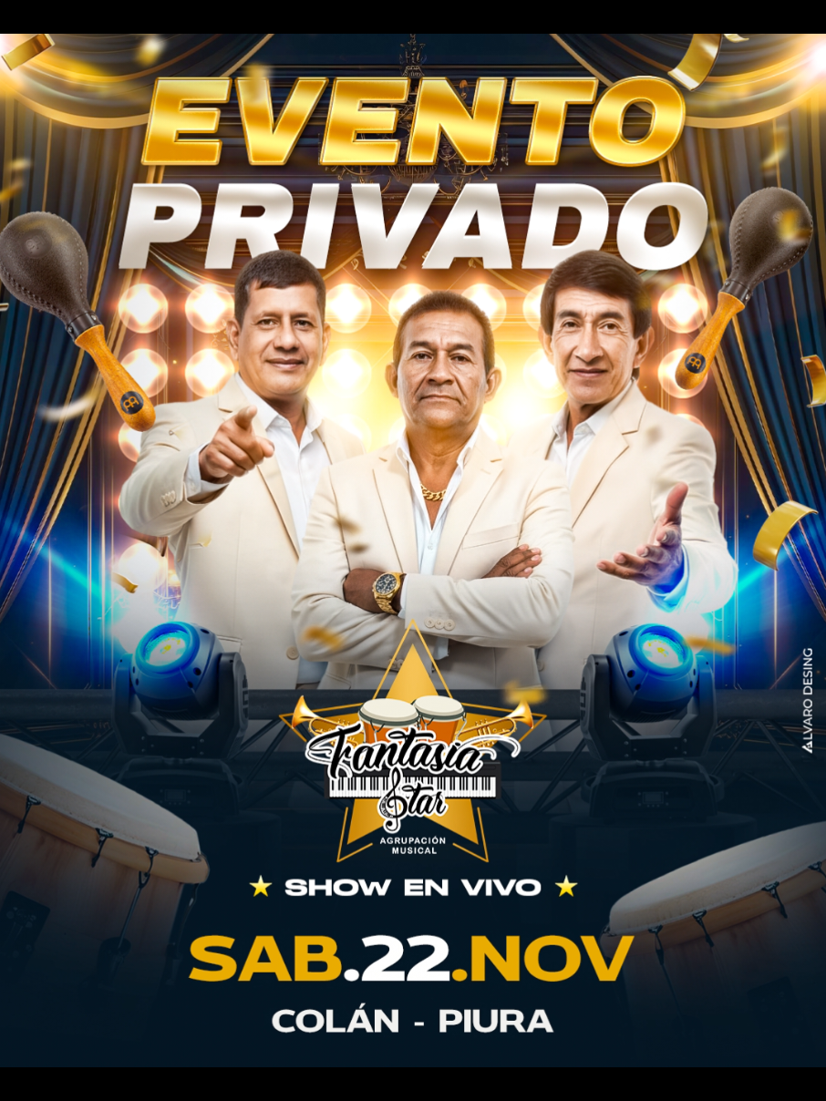 ⚡ Flyer Artístico ⚡ Orq. Fantasia Star 🔥