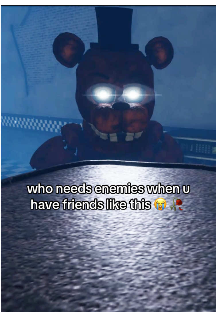 who needs enemies when u have friends like this 😭 🥀   #fnaf #fivenightsatfreddys #roblox #robloxhorror #fyp 