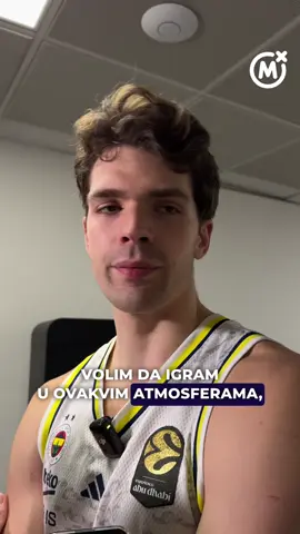 🗣️Tarik Biberović: Kao mali sam sanjao da igram u ovakvoj atmosferi #mozzartsport #srbija 