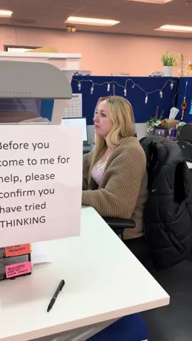 They will help you, you just have to obide by their terms 😂 #officehumor #ditl #teamworkmakesthedreamwork #funny 