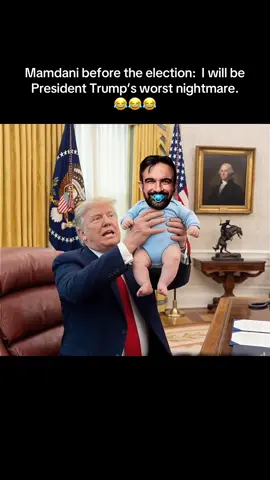 Mamdani before the election:  I will be President Trump’s worst nightmare. 😂 #foryou #fyp #foryoupage #fypシ゚viral #fypシ 