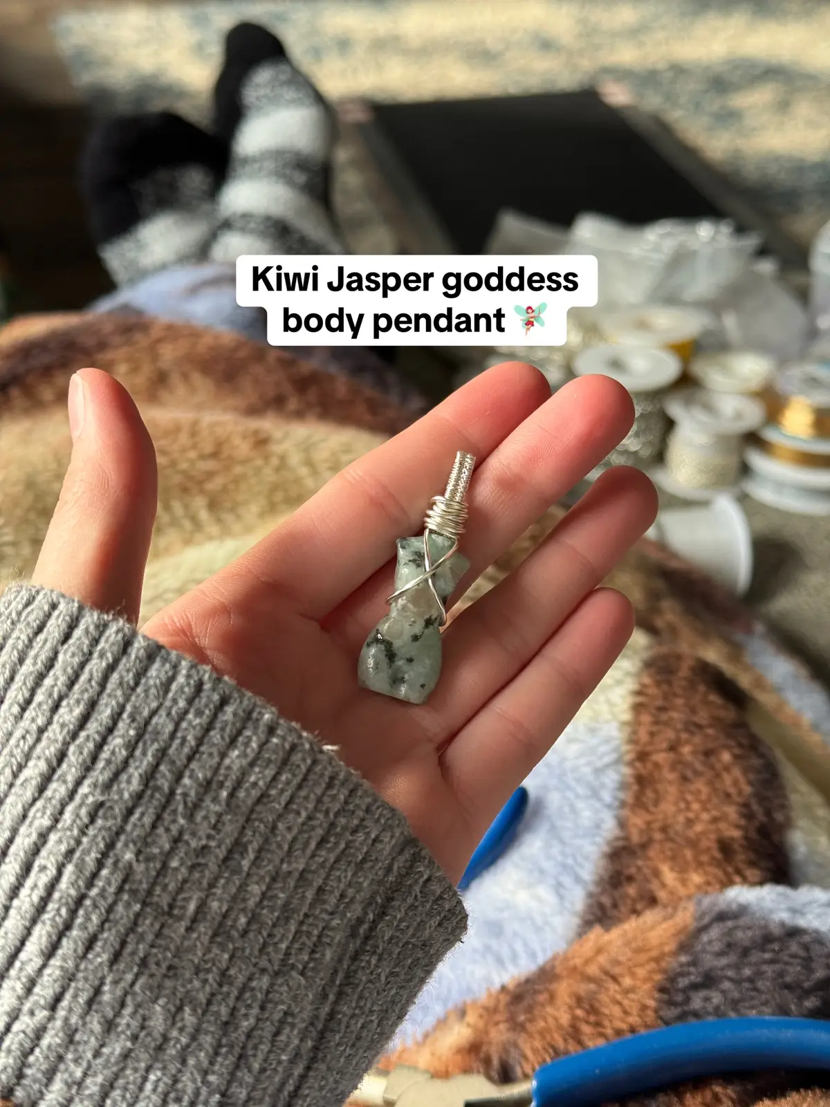 #handmade #necklace #SmallBusiness #wirewrappedjewelry #crystaltok 