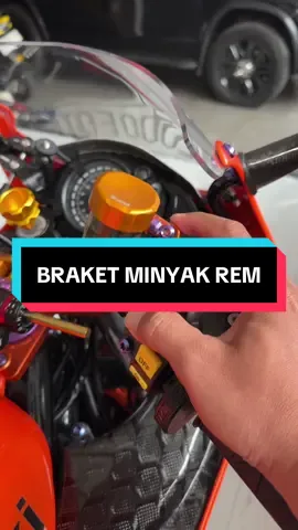 Rekomendasi produk dari wr3, braket minyak rem dan tabung minyak rem. Warna sesuaikan selera  #wr3 #braket 