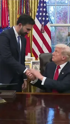 President Trump on Friday downplayed a previous comment from New York City Mayor-elect Zohran Mamdani (D) in which he labeled the president a “fascist.”   “That’s okay, you can just say yes,” the president said when Mr. Mamdani was asked whether he stood by his earlier remarks. “It’s easier than explaining it.”   President Trump also said he would “absolutely” feel comfortable living in New York City under a Mamdani administration.   “Yeah, I would, I really would, especially after the meeting, absolutely,” he said. “We agree on a lot more than I would have thought. I want him to do a great job, and we’ll help him do a great job.”   The president additionally rejected Rep. Elise Stefanik’s (R-NY) description of Mr. Mamdani as a “jihadist.”   “I met with a man who is a very rational person,” he said. “I met with a man who really wants to see New York be great again.” #trump #zohranmamdani #cspan 