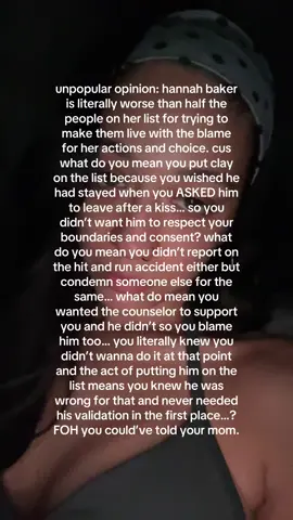 bring her back so i can be her 14th reason.  #hannahbaker #thirteenreasonswhy #netflix 