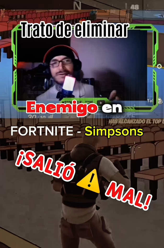 No van a creer lo que pasó jugando FORTNITE  SImpsons! 😱 | Día 2 #fortnite #fortnitesimpsons #clipviral #clipfortnite  #creatorsearchinsights 