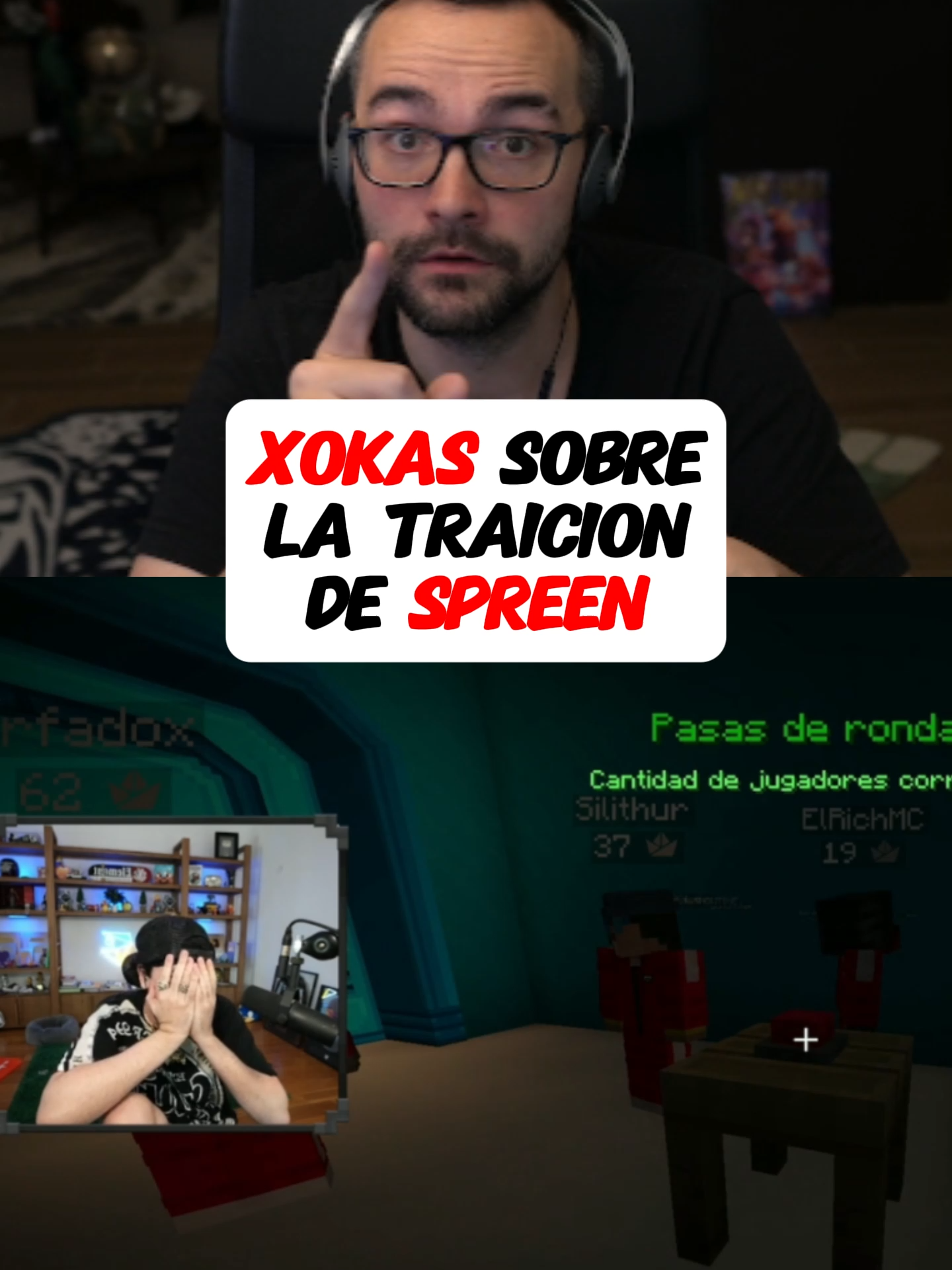 XOKAS SE LA MANDA A GUARDAR #squidcraft #squidgames #Minecraft #SPREEN #xokas