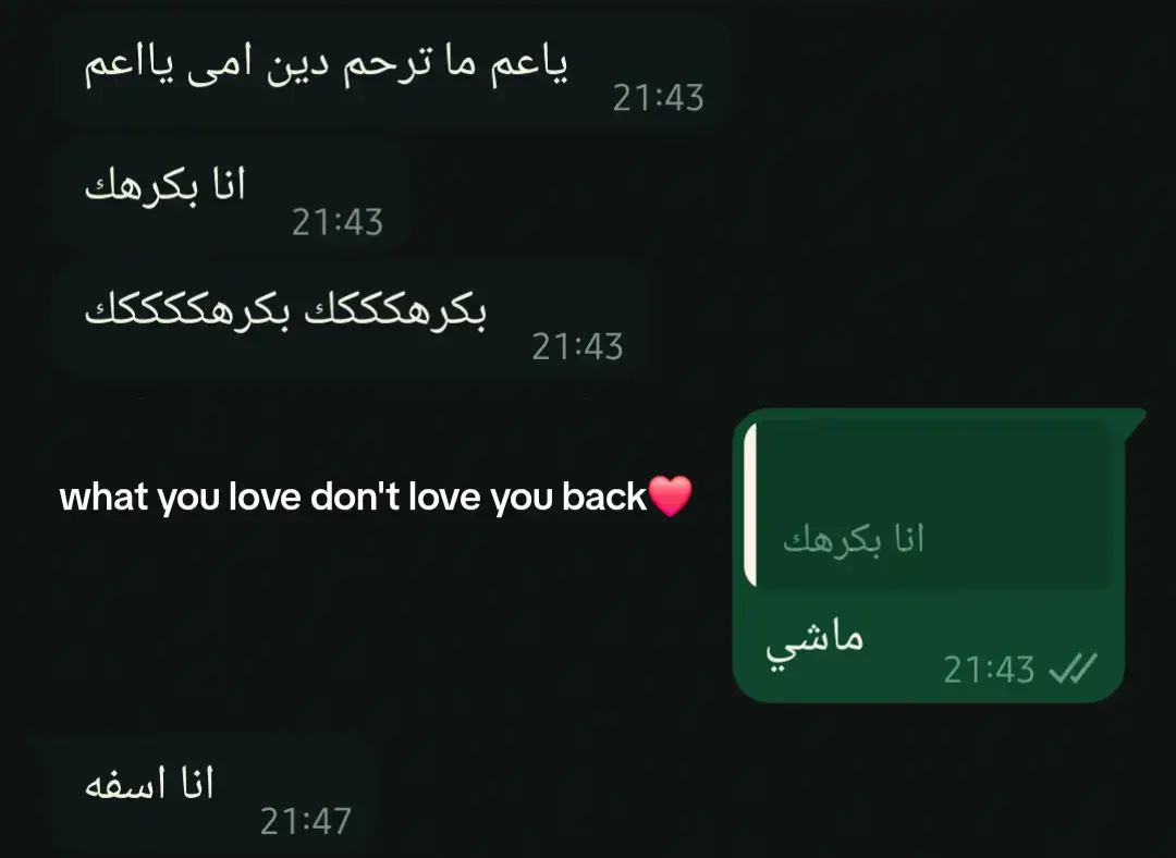 عمرك ما هتتحب من الي بيحبك و لو حبك هيبقي حب مشروط صباح فل #شعب_الصيني_ماله_حل😂😂 #foryoupage #foryou #fyp #pov 